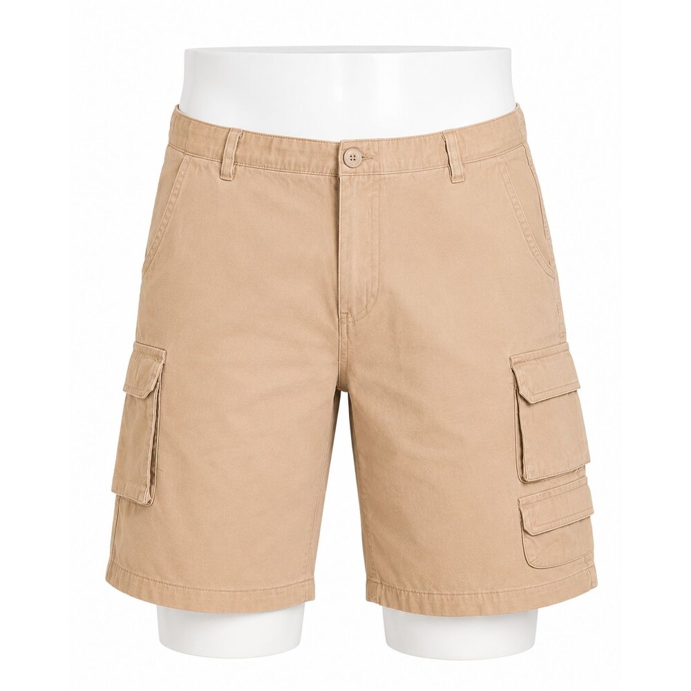 Old Mill Men's Cargo Shorts Size 42 ‎ Khaki Tan Cotton Utility Work New